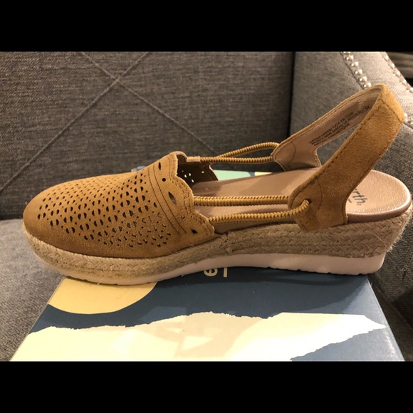 Earth espadrilles Buran Azalea in Bone Brown size 7.5 - Picture 4 of 7